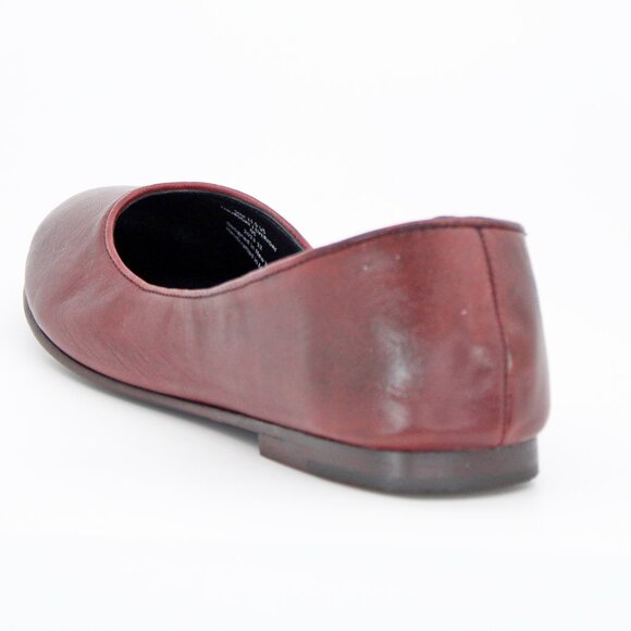 Thursday Everyday Women's ‘Feliz’ Burgundy Leather Ballet Flat: Size 11.5 - Picture 2 of 8